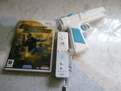 NINTENDO WII GHOST SQUAD GUN UND WII REMOTE ALLE KOMPLETT GETESTET FUNKTIONSTÜCHTIG