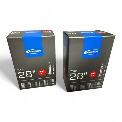 Schwalbe Fahrradschläuche 28 Zoll  SV17 Schlauch 28''/700C  - 2 Stück -