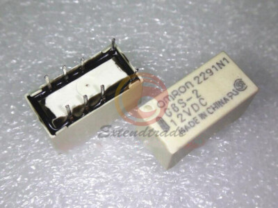 50x OMRON Relais 12V G6S-2-12V G6S-2-DC12V G6S-2-12VDC 8pins Neu