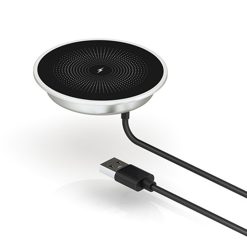 Desktop Embedded Wireless Charger 15W Fast Charging Base for Universal Phone - Picture 7 of 26
