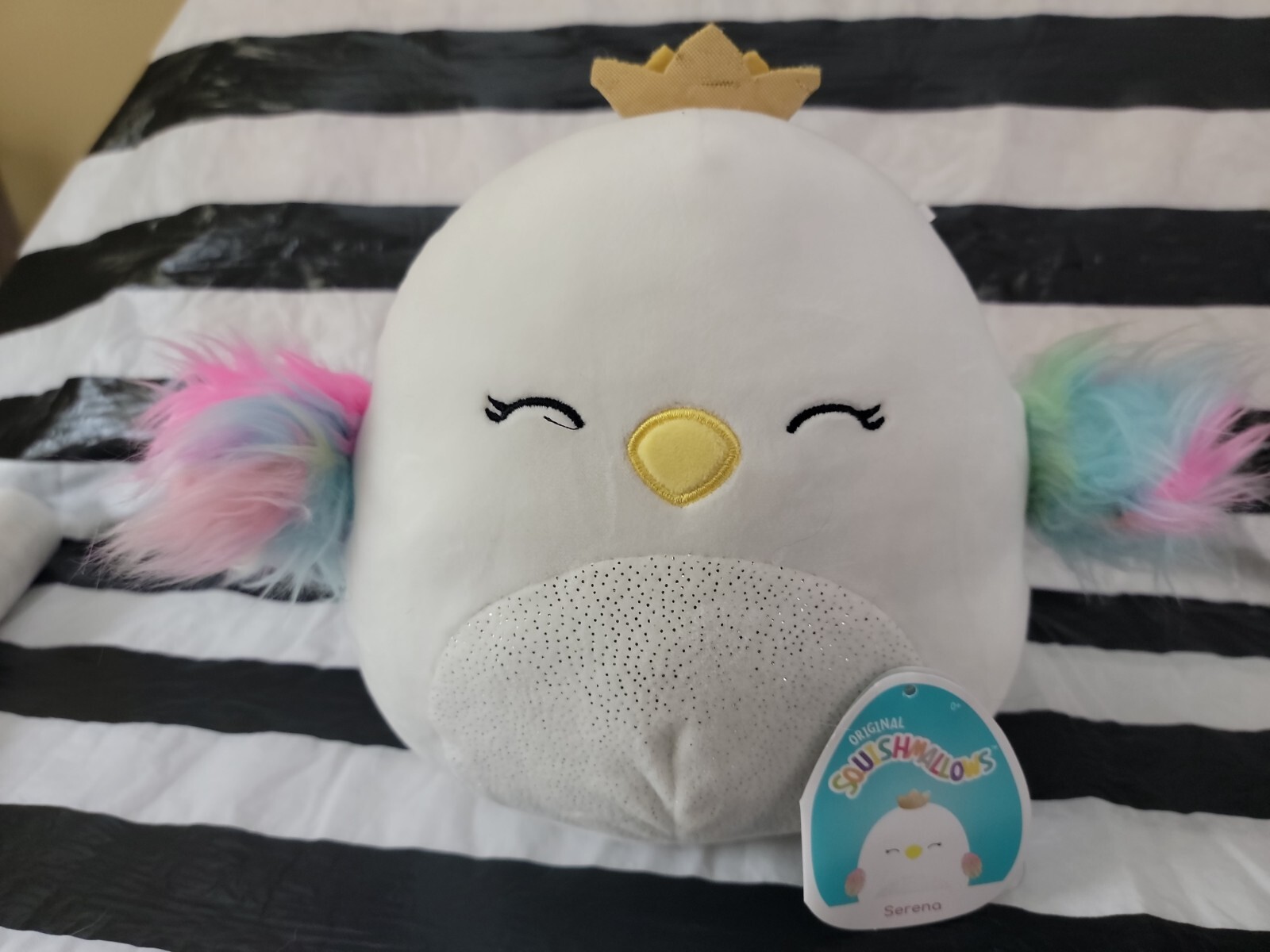 squishmallow white bird