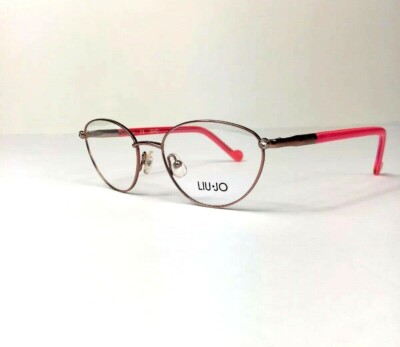 New LIU JO LJ 2103R 678 Rose Gold & Pink 51-17-135 Womens Eyeglasses Frame