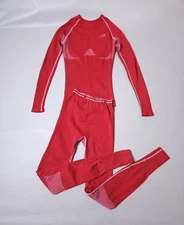 The North Face Set Top Pants Thermal Compression Base Layer Italy Womens XS-S