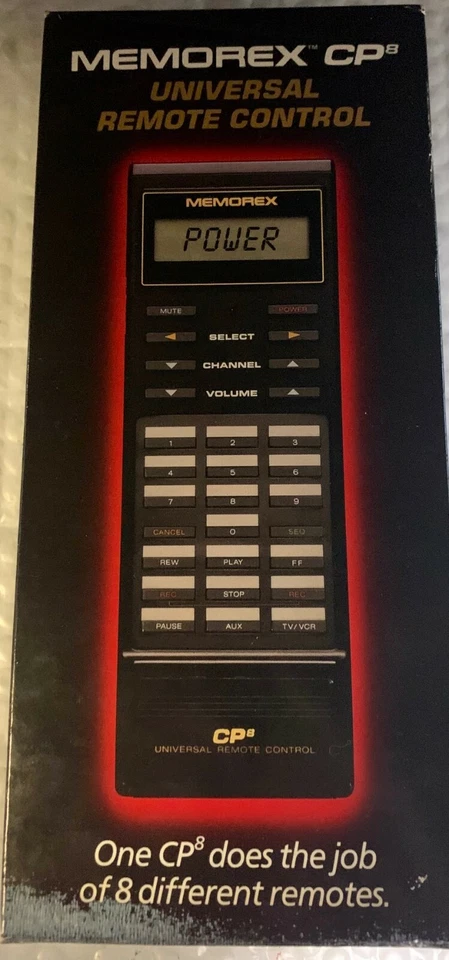 Memorex CP8 Turbo 320027 Universal Remote Control - Vintage VERY RARE NEW - Image 4 of 4