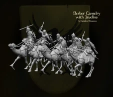 Reconquer Designs Miniatures Medieval North African Berber Javelin Camelry 28mm