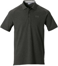 Authentic Audi Polo shirt, Mens, Dark grey, 3131700914 DDP NO US CUSTOMS FEE