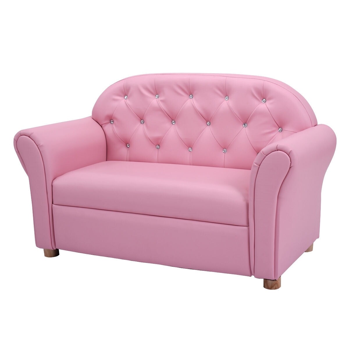 pink kids couch