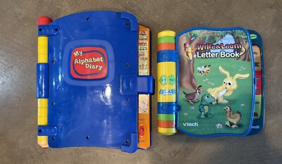 VTech Electronic Write And Learn LETTER BOOK & My Alphabet Diary ...