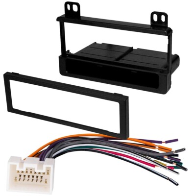 Single DIN Dash Kit & Wire Harness For Radio Install for 1999-2003 Ford F-150