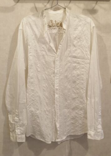 Chemise blanche col Mao coton regular T36 Jules (4311059) - Foto 1 di 4