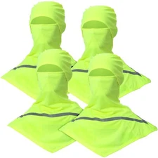 4 Pcs Summer Balaclava Sun Protection Full Face Balaclava with Reflective Str...