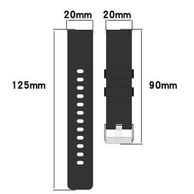 Replacement Silicone Watch Strap Belts Band for Amazfit bip3 Watch Accessories