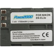 Power2000 EN-EL3e Battery for Nikon D100, D200, D300, D70, D30, D50 SLR