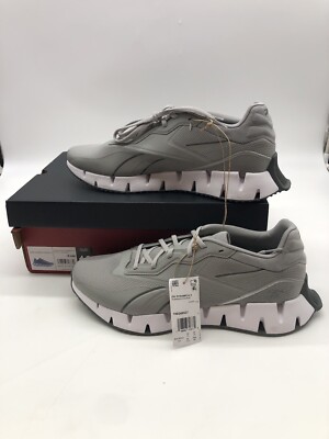 Reebok Zig Dynamica 4 Men's Running Shoe Gray Sneaker Footwear Trainers Sz 13