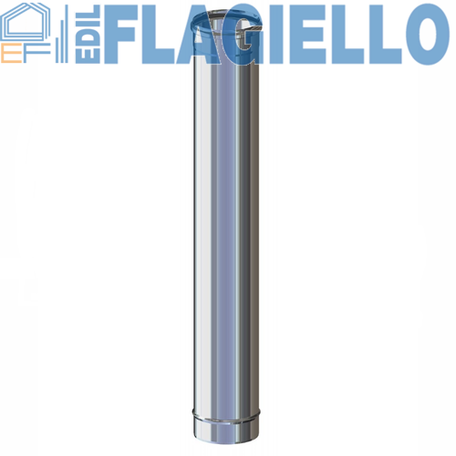 Tubo Canna Fumaria Acciaio Inox 316 DN300 1000mm - Per Camini E Stufe | Certificato CE - Foto 8