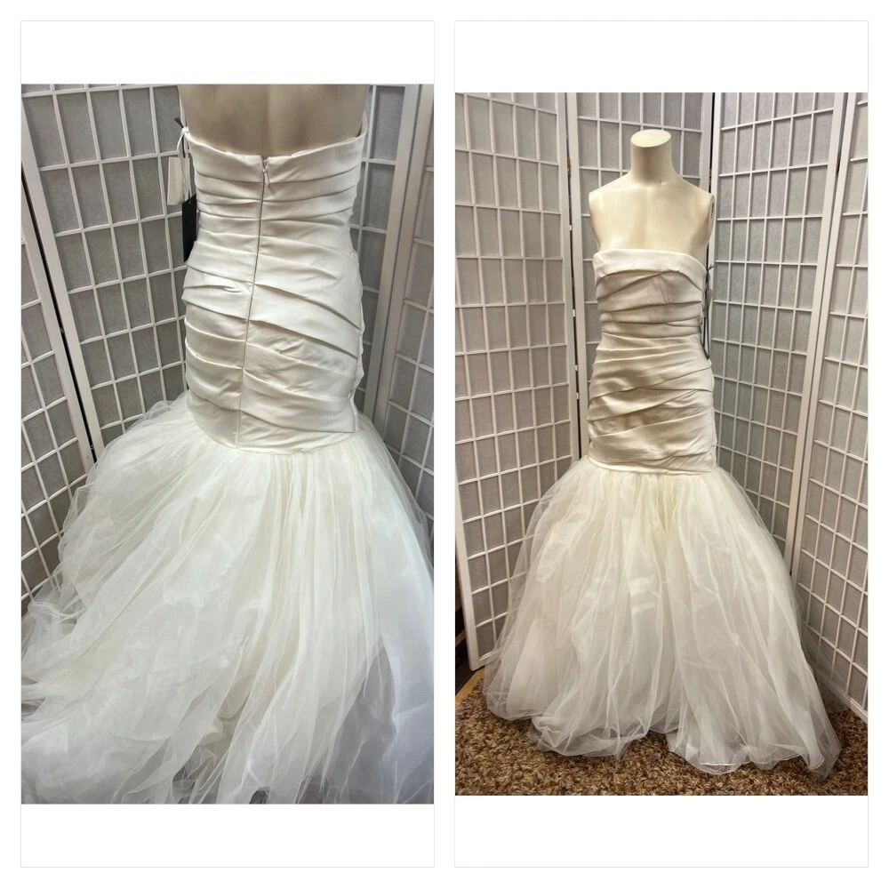 Vera wang mermaid top style wedding dress