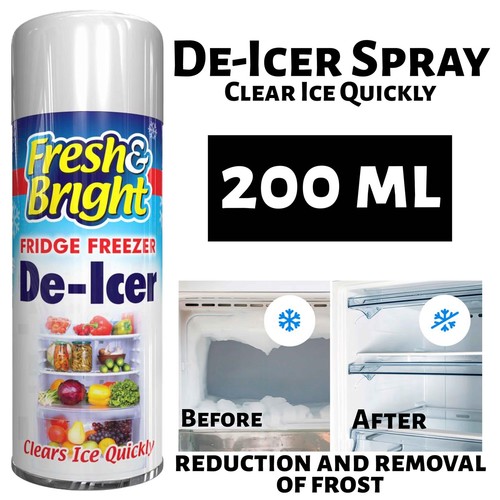 Fridge Freezer De Icer Spray Defrost Ice Quickly Anti Bacterial Deicer