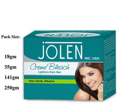 Herbal Jolen Creme Bleach Lightens Dark Facial Hair Cream 9 18