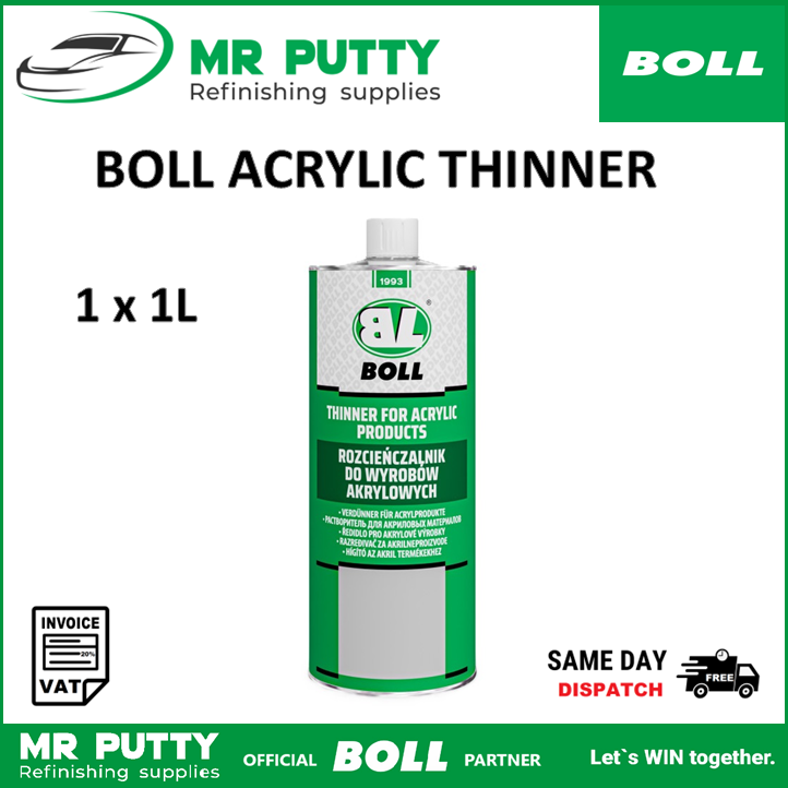 BOLL Acrylic products THINNER 1L universal 2K 1000ml solid