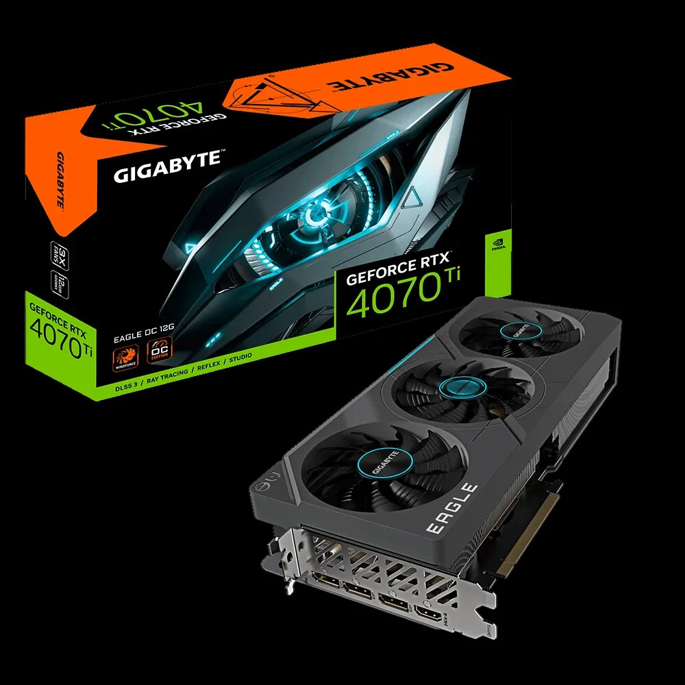 Gigabyte GeForce RTX 4070 Ti Eagle 12GB OC Edition GDDR6X PCIe 4.0