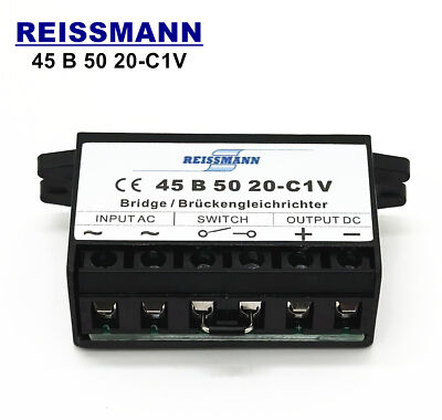 REISSMANN Bridge Brückengleichrichter 45 B 50 20-C1V full-wave rectifier module