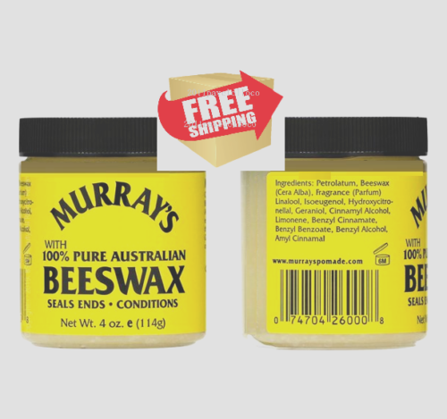 Murray's Beeswax, 4 oz for Hair 100% Australian | eBay