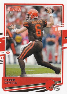 2020 DONRUSS VARIATIONS BAKER MAYFIELD CLEVELAND BROWNS FOOTBALL - E2118