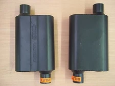 Mustang Cobra 1986-93 Dual Flow Master Muffler: Black, 2 1/2 in. New in Box