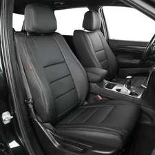 EKR Custom Fit Wrangler Car Seat Cover for Jeep 2013-2026 Full Set Faux Leather