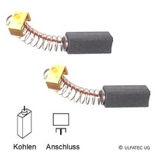 Balais de Charbon Metabo Sb 450/2, Sb 460/2 Rl , Sbe 450 R+L - 6,4x6,4x16 MM (