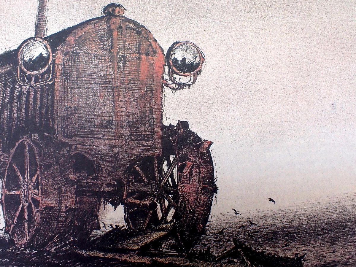 LLL! „Der Traktor“ Leviathan Holodomor Ukraine Stalin Putin UdSSR A. Paul Weber