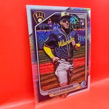 2024 BOWMAN CHROME MEGABOX #69 JACKSON CHOURIO RC ROOKIE IMAGE VARIATION MOJO SP