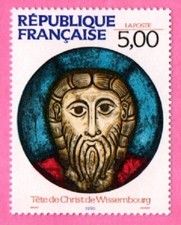 FRANCE - 1990 - YT2637**MNH - SERIE ARTISTIQUE - CHRIST DE WISSEMBOURG - COTE 3€