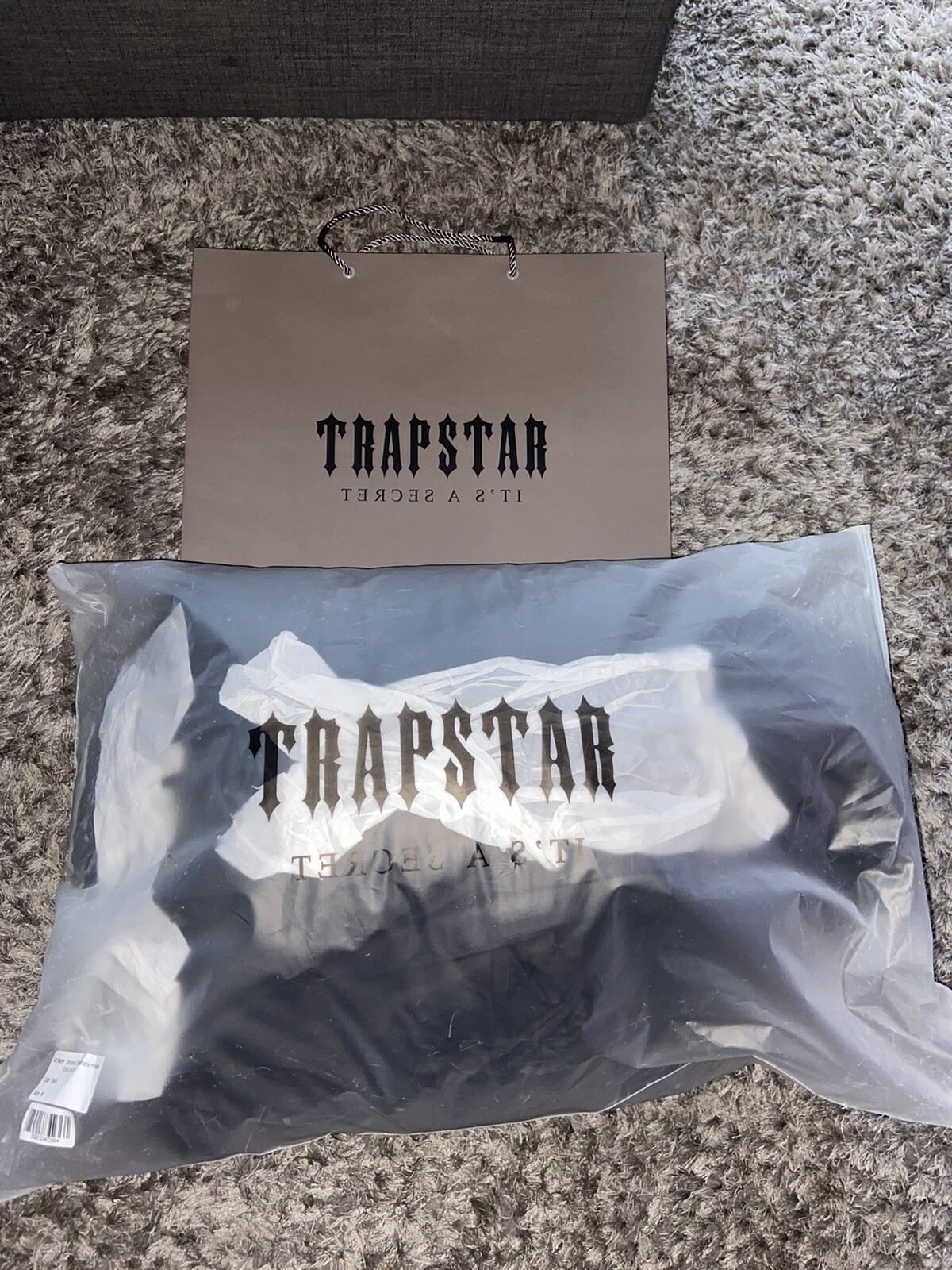 TRAPSTAR LONDON SHOOTERS HOODED PUFFER JACKET *BRAND NEW* Black Size