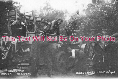 #ad SX 2965 Vanguard Motor Bus Accident Handcross Sussex 1906 GBP 3.95