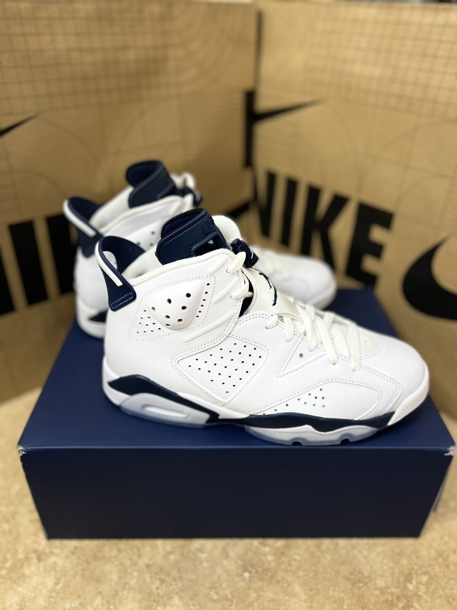 Jordan 6 Retro Midnight Navy Men Size 8 #CT8529-141 Brand New | eBay