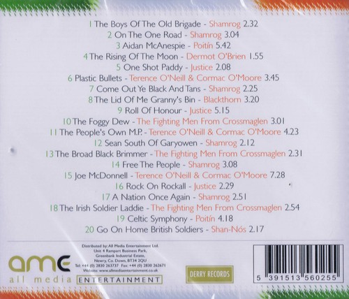 The Songs That Shake The Barley - Ultimate Rebel Collection CD - Imagen 2 de 2