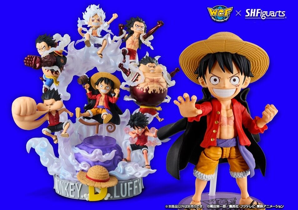 Tamashii Nations Figurine S.H. Figuarts Monkey D. Luffy – 7,5 Cm – Articulée Et Détailée – Collection One Piece