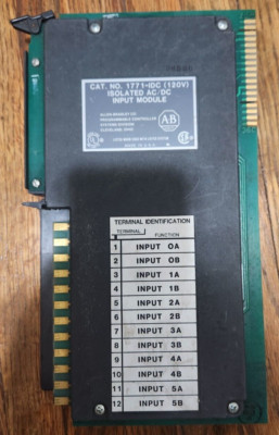 Allen Bradley 1771-IDC (120V) isolated AC/DC input module