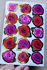 Valentine's Day / Roses / Sticker sheet