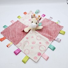 Mary Meyer Taggies Signature Collection Pink Giraffe Lovey Security Blanket
