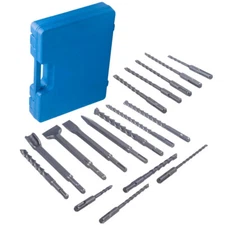 Drill Bits for SDS Plus Rotary Hammer Chisel Concrete Masonry Hole Tool Set