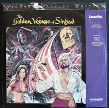 The GOLDEN VOYAGE of SINBAD Ray Harryhausen Pioneer Special Edition 2 Laserdisc