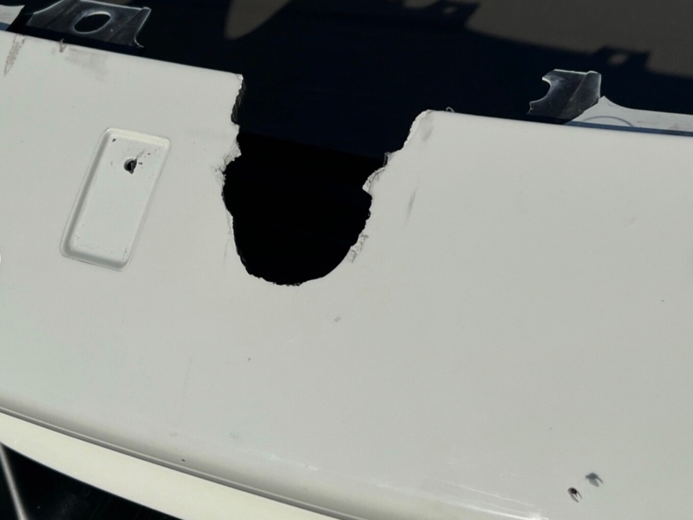 ferrari f8 front bumper cover with parking sensor holes