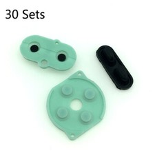 30sets Conductive Rubber Pad Set For Game Boy Color GBC Buttons D-Pad A B Start