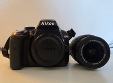 Nikon D3300 Camera + Lens + SD Card + Case + Charger (European plug)