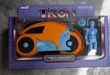 NEW Disney Parks Super7 ReAction Figure Tron Lightcycle ORANGE