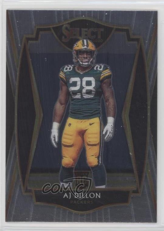 2020 Panini Select Premier Level AJ Dillon #165 04xt