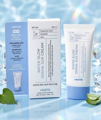 OOTD Water Glow Derma Sun Cream SPF 50+ PA++++ No White Cast 1.69 fl oz