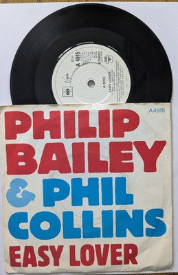 Philip Bailey & Phil Collins   Easy Lover (1984 EX 7'' Vinyl)